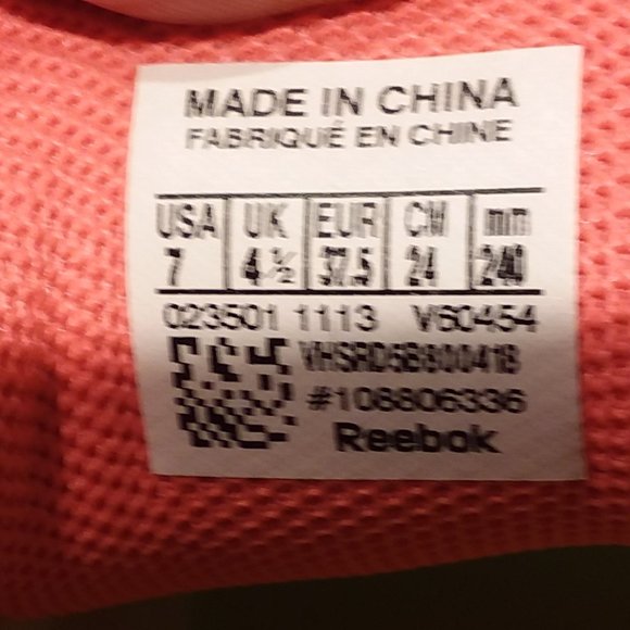 Reebok Sublite Duo Teal Pink Neon Flow Trainers Running Woman size 7 - Picture 9 of 9